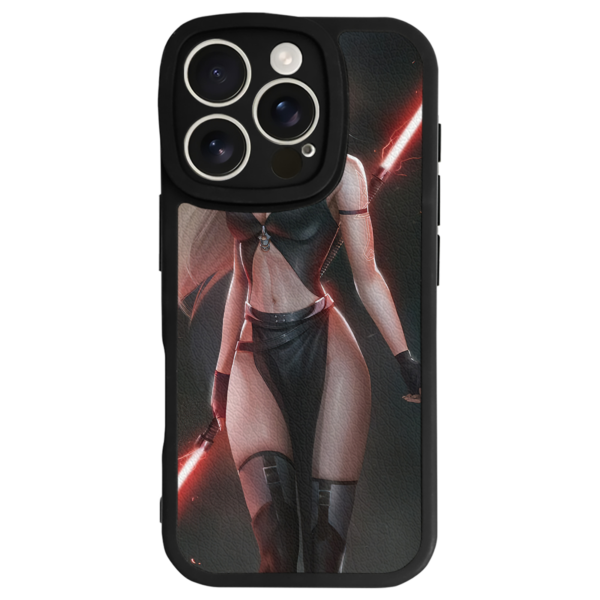 （画像用） スター・ウォーズ Star Wars 【iPhone 16シリーズ対応】シリコンスマホケース（レザー調） 材質：シリコン